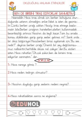 OKUDUĞUNU ANLAMA ETKİNLİKLERİ-36-