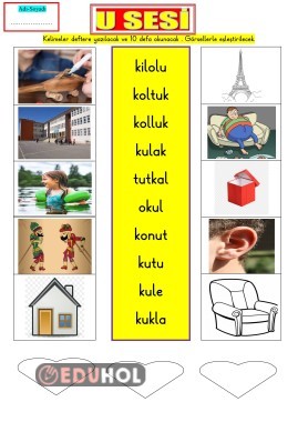 U SESİ GÖRSEL EŞLEŞTİRME