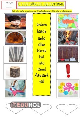 Ü SESİ GÖRSEL EŞLEŞTİRME