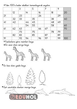 YARIYIL TATİLİ MATEMATİK ETKİNLİKLERİ-1-(1.GÜN)