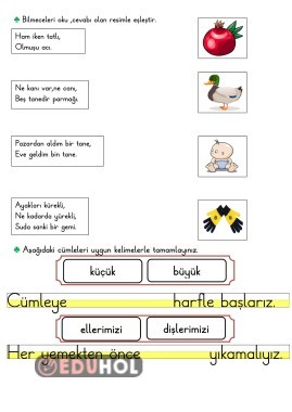 YARIYIL TATİLİ TÜRKÇE ETKİNLİKLERİ-8-(4.GÜN)