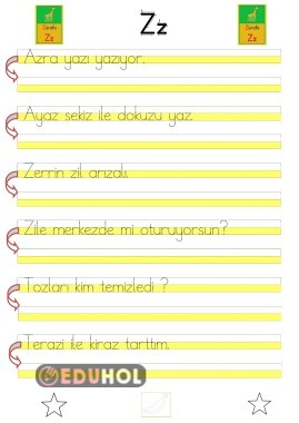 Z SESİ ÇALIŞMASI (CÜMLE)