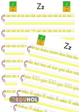 Z SESİ ÇALIŞMASI (HECE,KELİME)