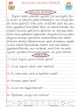 OKUDUĞUNU ANLAMA ETKİNLİKLERİ 7
