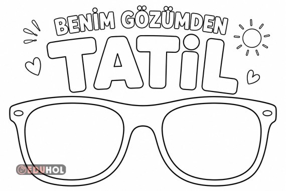 Çocukların Gözünden Tatil  Etkinliği