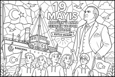 19 MAYIS BOYAMA POSTERİ