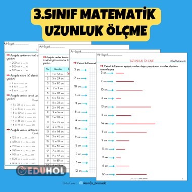 3.SINIF MATEMATİK  UZUNLUK ÖLÇME ETKİNLİKLİKLERİ