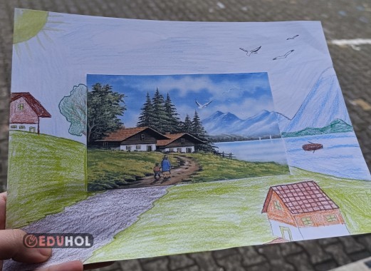 GÖRSEL SANATLAR KARTPOSTAL TAMAMLAMA ÇALIŞMASI