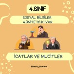 4.Sınıf Sosyal Bilgiler İcatlar ve Mucitler Testi