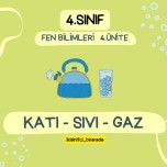 Katı,Sıvı,Gaz Mini Test