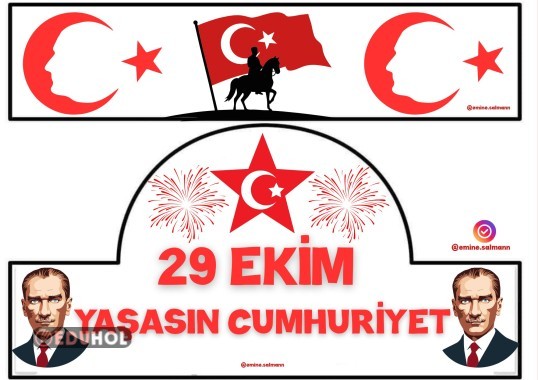 29 Ekim Cumhuriyet Bayramı Tacı