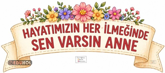 Anneler Günü Pano Başlık Poster 21a4