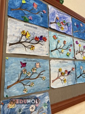 Hoşgeldin Bahar Ayı Boyama Etkinliği ( Görsel Sanatlar)