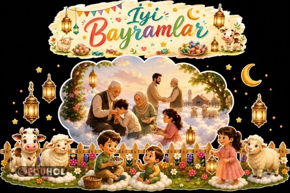 Kurban Bayramı Pano Şablonları