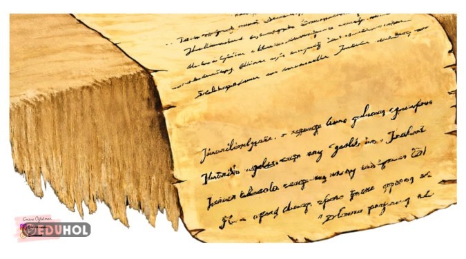 10 a4 kağıdından Mehmet Akif Ersoy masa başı yazısı