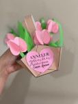 Çiçek Sepeti (Anneler günü Hediyesi) Renkli