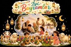 Kurban Bayramı Pano Şablonları