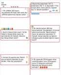3. Sınıf toplama-çıkarma işlemi problemleri