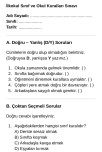 Okul ve sınıf kuralları değerlendirme ölçeği sinavi