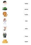 Resimlerle okuyorum okuma eşleme