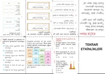 5 adet tekrar etkinlikleri mini kitapçık
