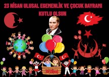 8 A4 23 nisan pano siyah arka plan