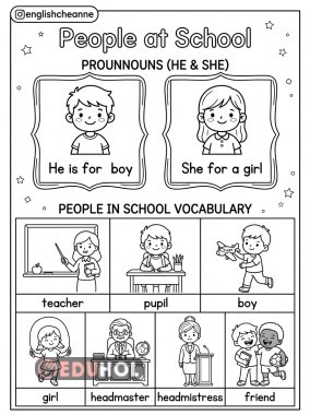 2.1 People in school vocab
