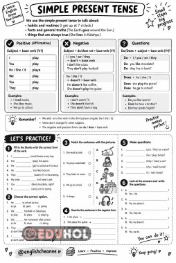 5 ÇYDEM Simple Present Worksheet