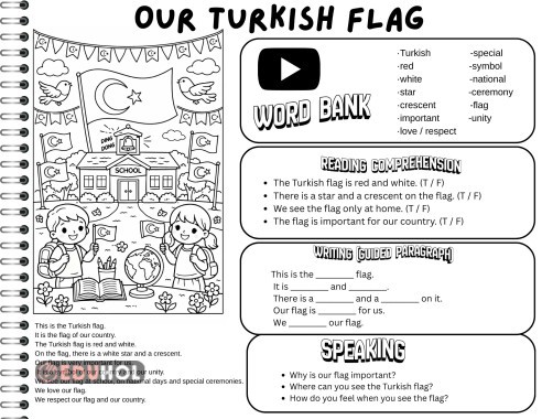 BAYRAK DERS PLANI İNGİLİZCE