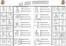 6.6 Jobs and Past Tense Worksheet