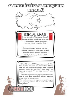 12 MART İSTİKLAL MARŞININ KABULÜ