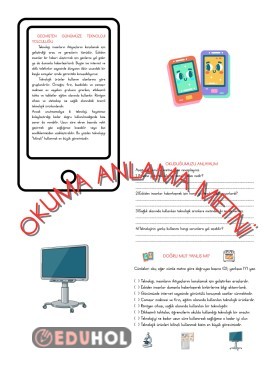 GEÇMİŞTEN GÜNÜMÜZE TEKNOLOJİ YOLCULUĞU