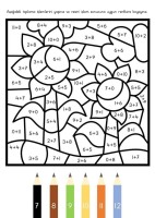 toplama işlemi boyama