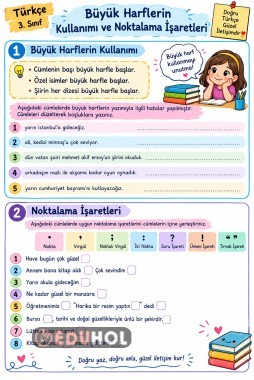 Büyük harflerin kullanımı ve Noktalama işaretleri