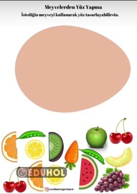 Meyvelerden yüz yapma