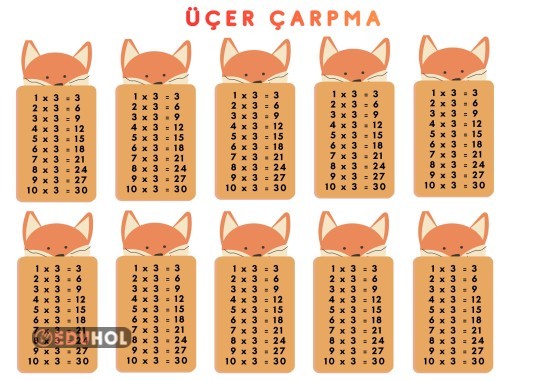 üçer çapma defter görseli