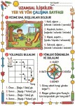 Uzamsal ilişkiler, yer-yön