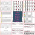 1. Sınıf Sayma  Çalışmalarım Defter  Ödev