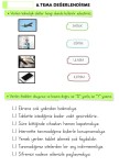 Hayat Bilgisi 6.Tema Değerlendirme