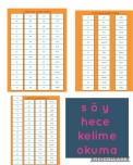 S ö Y Hece Kelime Okuma