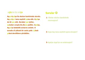 Z-Ç harfleri ile okuma ve okuduğunu anlama çalışması :)