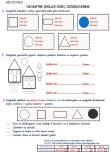 2. Sınıf Geometrik Şekiller Süreç Değerlendirme