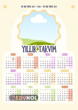 2026 takvim