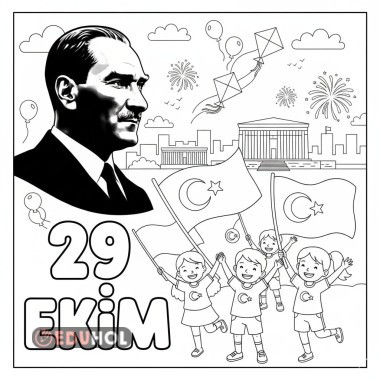 29 ekim boyama sayfası