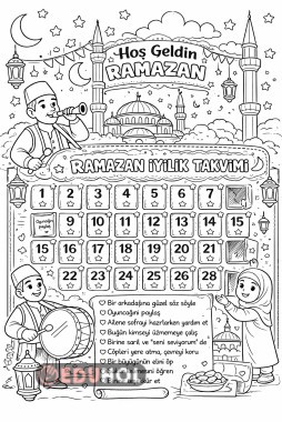 Ramazan ayı iyilik takvimi