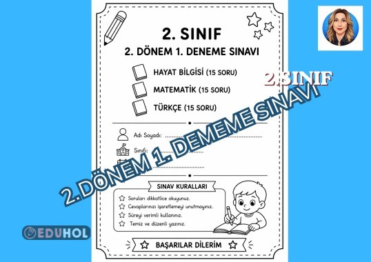 2. SINIF 2. DÖNEM 1. DENEME SINAVI