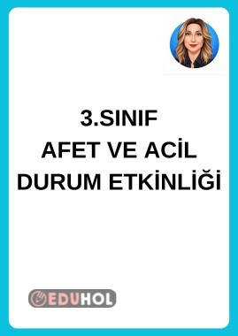 AFET VE ACİL DURUM ETKİNLİK KAĞIDI