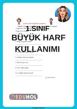 BÜYÜK HARF KULLANIMI ETKİNLİK