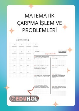 ÇARPMA İŞLEMİ VE PROBLEMLER ÇALIŞMASI