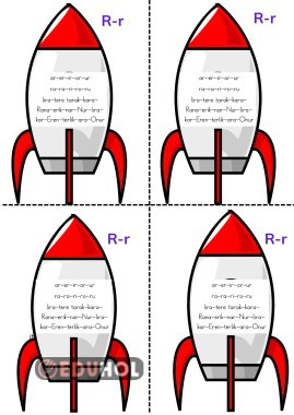 DEFTERE YAPIŞTIRMAK İÇİN KİTAPTA VERİLEN R SESİ KELİMELER